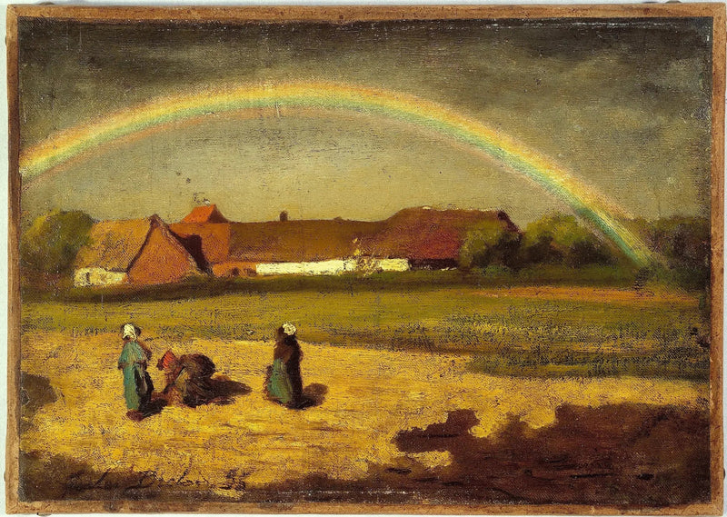 Regnbuen i Courrières - Jules Breton
