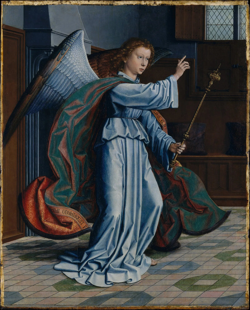 Erkeengelen Gabriel av Annunsjonen - Altartavle fra Cervara - Gérard David
