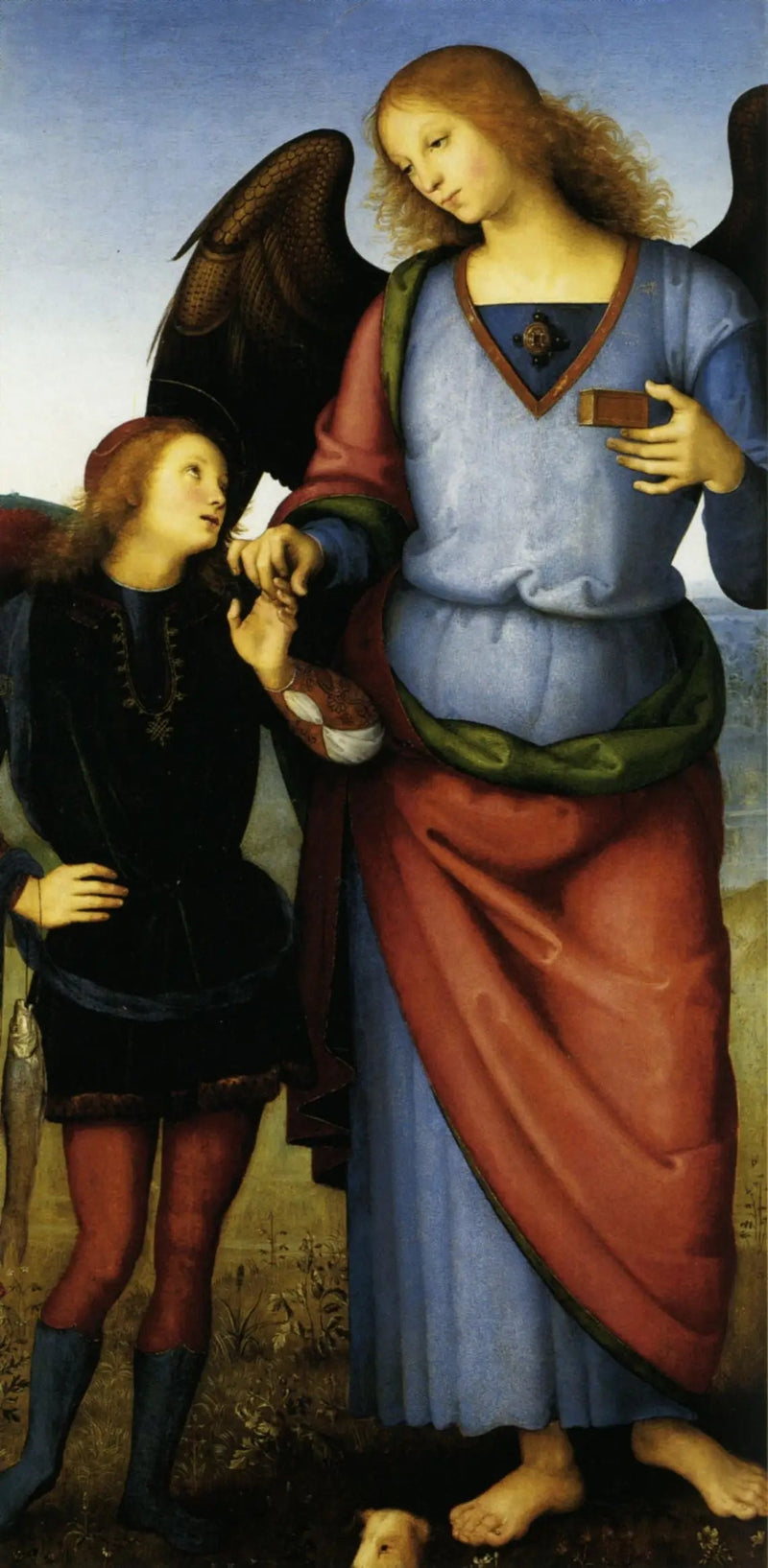Erkeengel Raphael og Tobias - Pietro Perugino