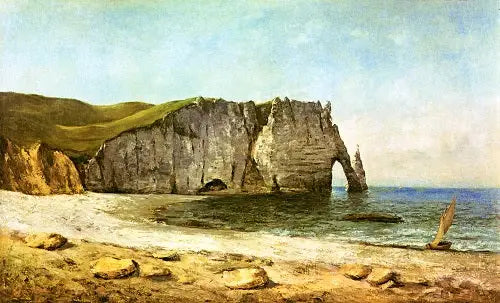 Marinehagen i Étretat - Gustave Courbet