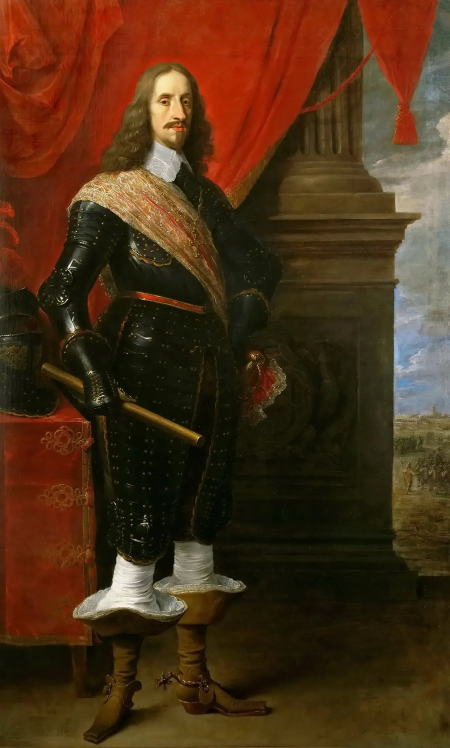 Den erkehertug Léopold Guillaume, med Gravelingen-sædet i bakgrunnen - David Teniers den Yngre

Source:
L'archiduc Léopold Guillaume, avec le siège de Gravelingen en arrière-plan - David Teniers le Jeune