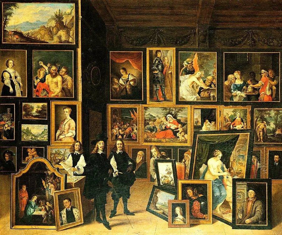 L'Archiduc Léopold-Guillaume i sitt galleri i Brussel - David Teniers den Yngre

Source:
L'Archiduc Léopold-Guillaume dans sa galerie à Bruxelles - David Teniers le Jeune