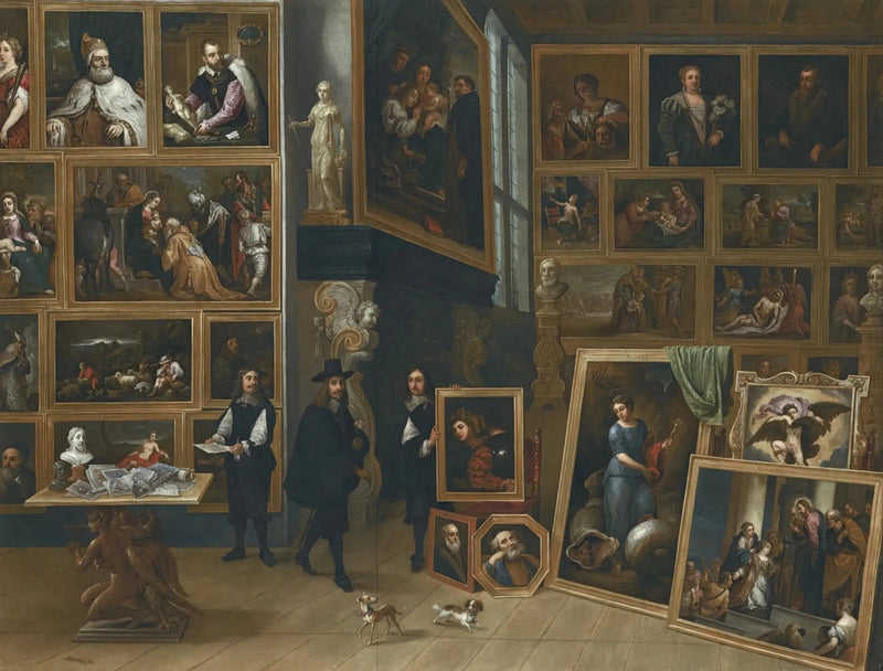 L'Archiduc Léopold-Guillaume i sitt galleri i Brussel - David Teniers den Yngre

Source:
L'Archiduc Léopold-Guillaume dans sa galerie à Bruxelles - David Teniers le Jeune