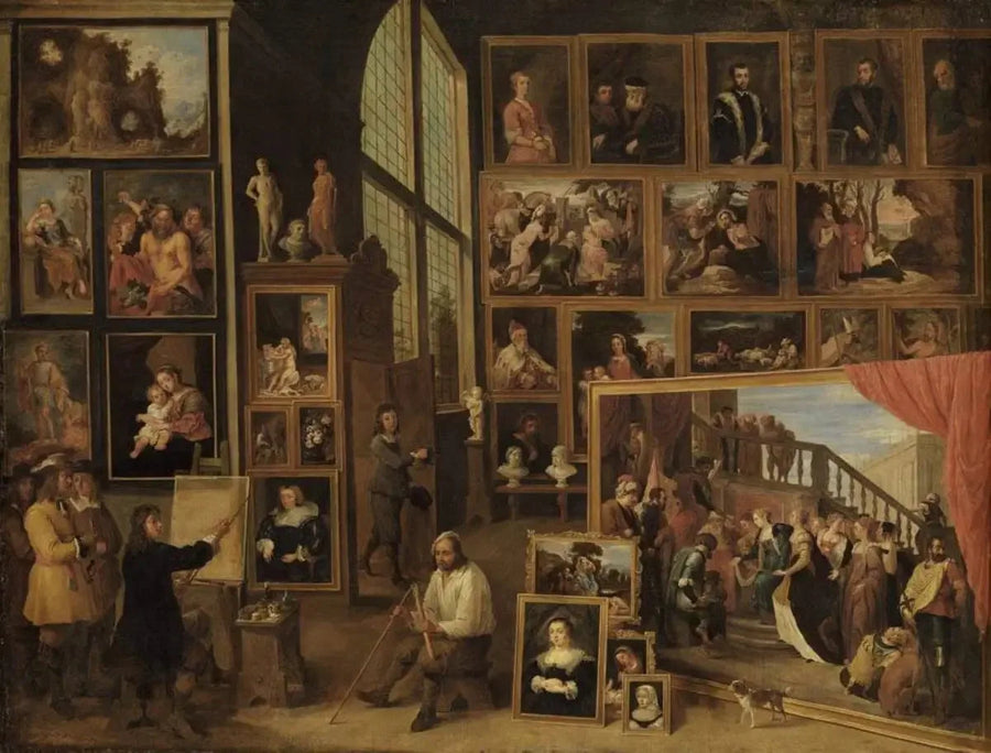 L'Archiduc Léopold-Guillaume i sitt galleri i Brussel (I) - David Teniers den Yngre

Source:
L'Archiduc Léopold-Guillaume dans sa galerie à Bruxelles (I) - David Teniers le Jeune