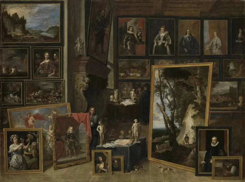 L'Archiduc Léopold-Guillaume i sitt galleri i Brussel (II) - David Teniers den Yngre

Source:
L'Archiduc Léopold-Guillaume dans sa galerie à Bruxelles (II) - David Teniers le Jeune