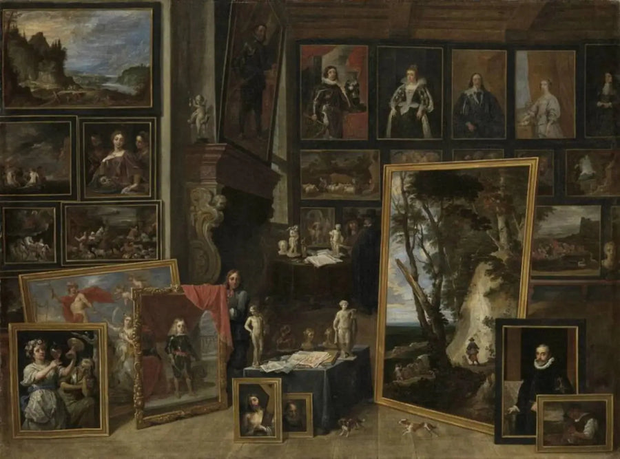 L'Archiduc Léopold-Guillaume i sitt galleri i Brussel (II) - David Teniers den Yngre

Source:
L'Archiduc Léopold-Guillaume dans sa galerie à Bruxelles (II) - David Teniers le Jeune