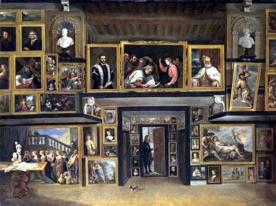 L'Archiduc Léopold-Guillaume i sitt galleri i Brussel (III) - David Teniers den Yngre

Source:
L'Archiduc Léopold-Guillaume dans sa galerie à Bruxelles (III) - David Teniers le Jeune
