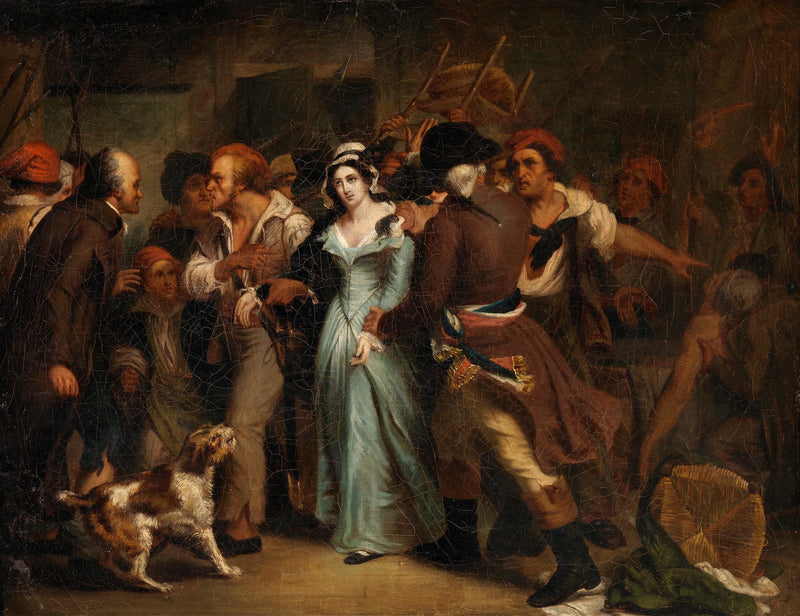Pågripelsen av Charlotte Corday - Ary Scheffer