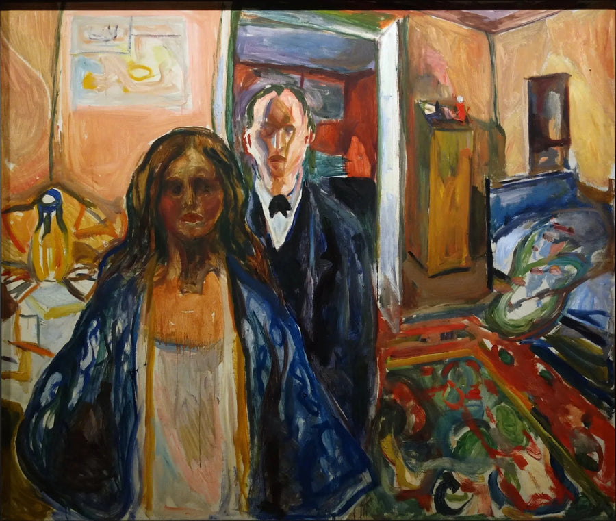 Kunstneren og hans modell - Edvard Munch