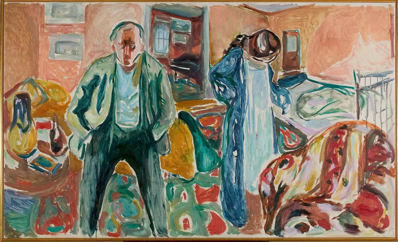 Kunstneren og hans modell - Edvard Munch