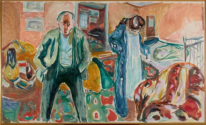 Kunstneren og hans modell - Edvard Munch