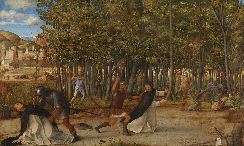 Saint Pierre martyr, myrdet - Giovanni Bellini