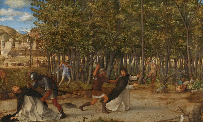 Saint Pierre martyr, myrdet - Giovanni Bellini