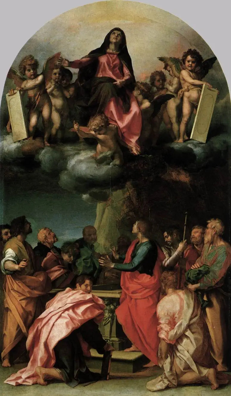 Jomfru Marias Antakelse - Andrea del Sarto