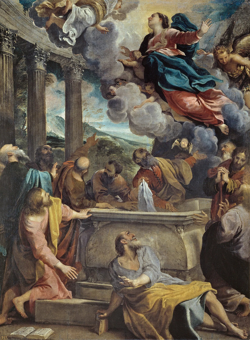Jomfru Marias Antakelse - Annibale Carracci