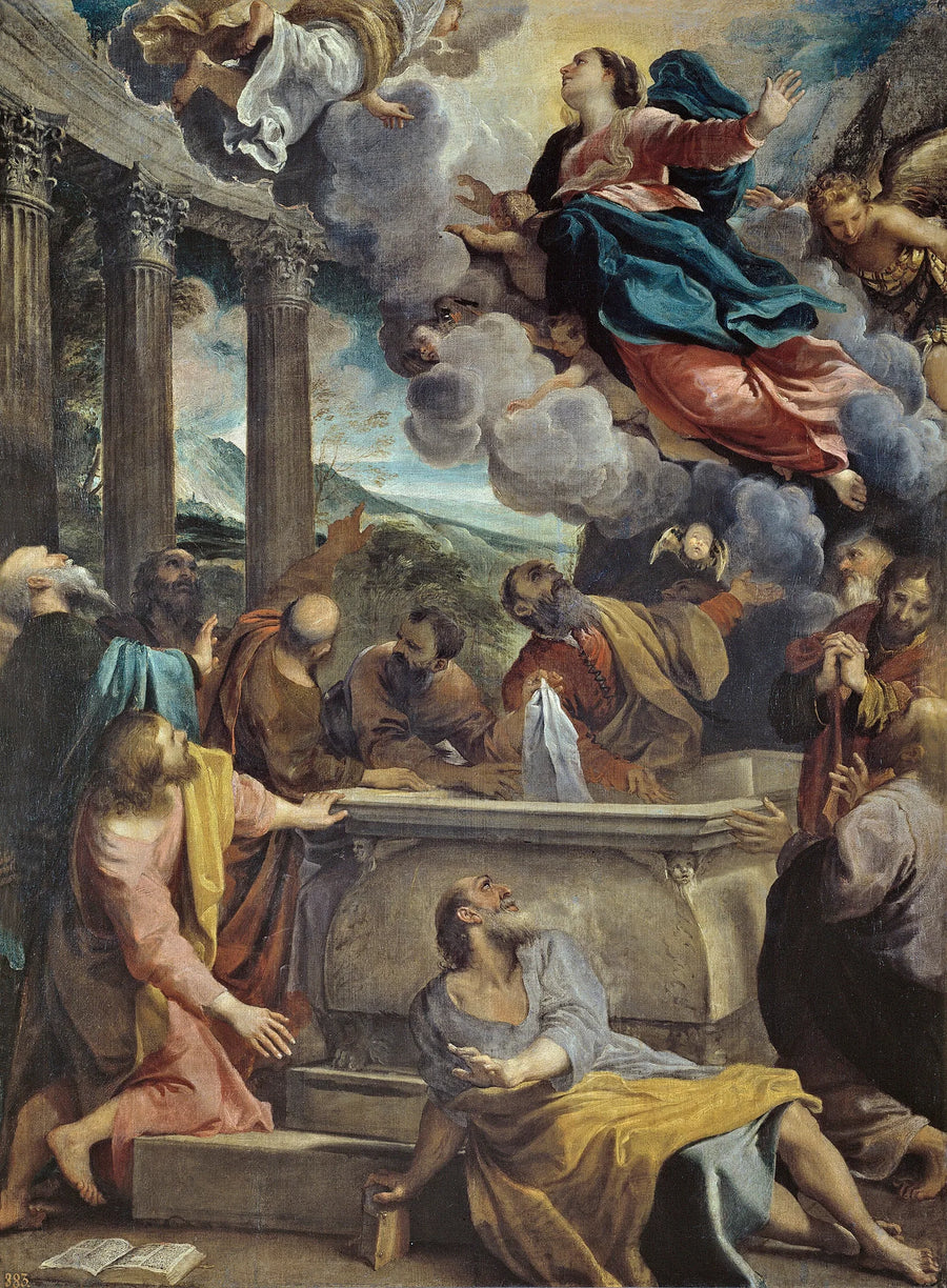 Jomfru Marias Antakelse - Annibale Carracci