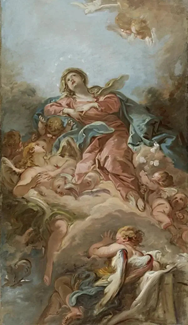 Jomfru Marias Antakelse - François Boucher