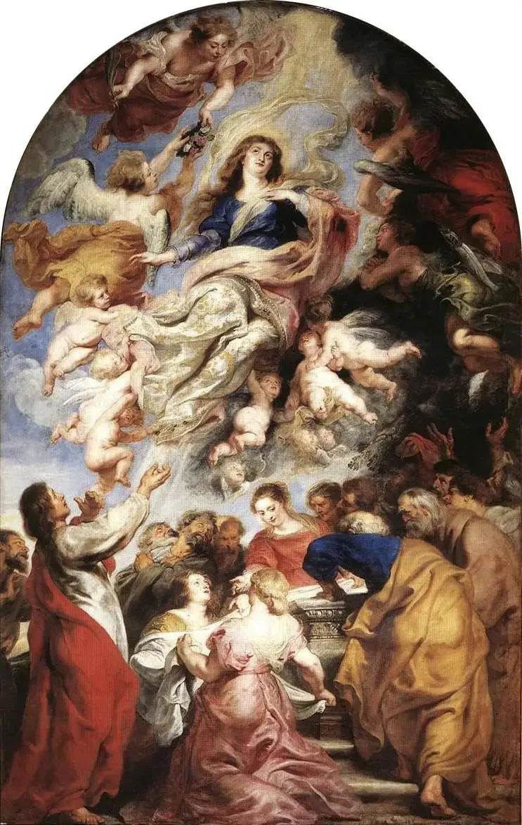 Jomfru Marias Antakelse - Peter Paul Rubens