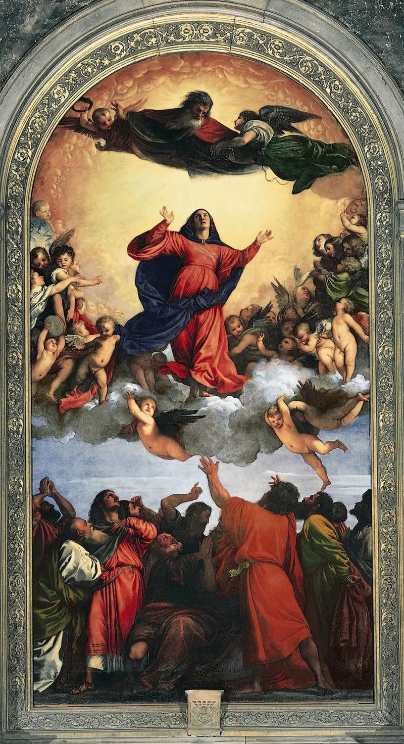 Jomfru Marias Antakelse - Titian