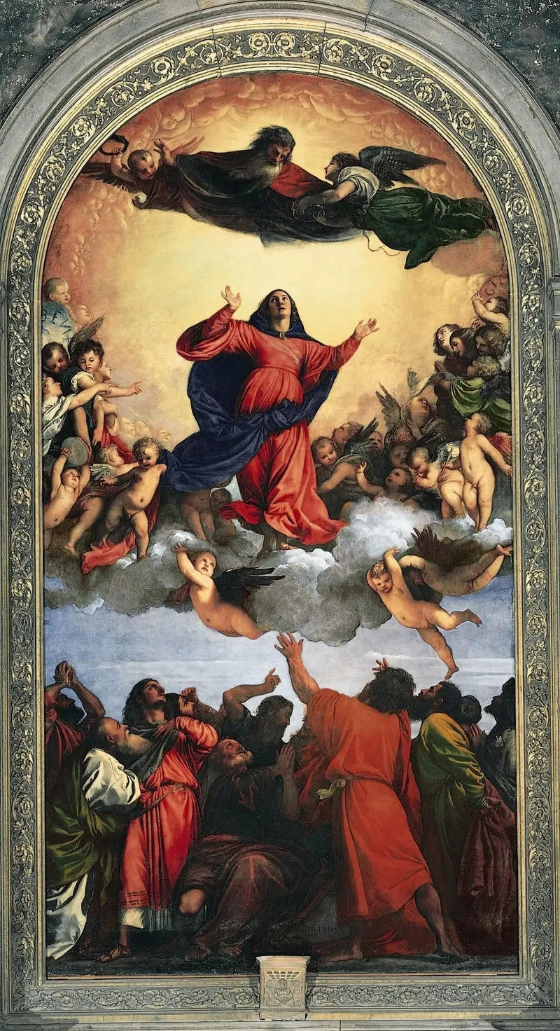 Jomfru Marias Antakelse - Titian