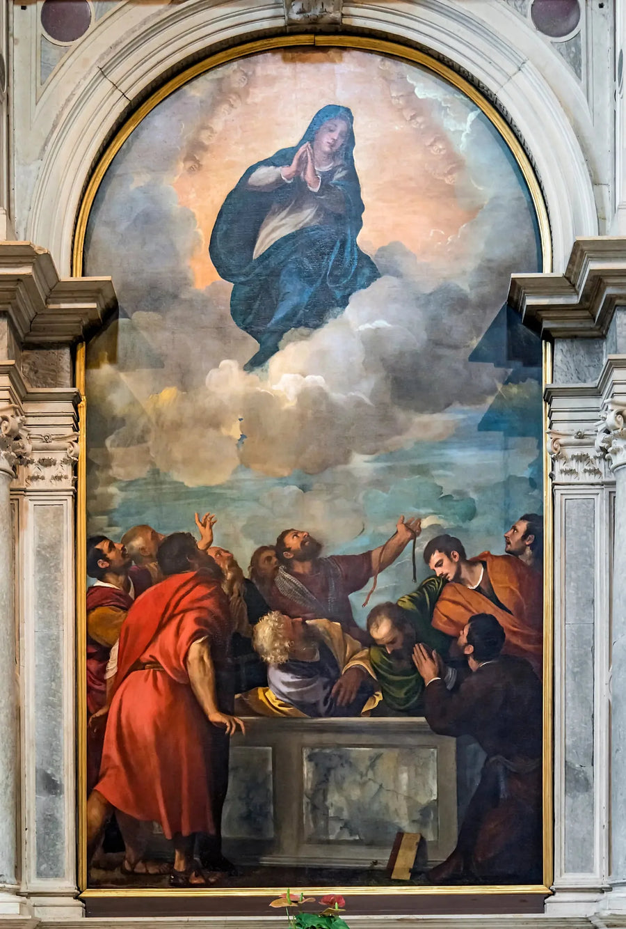 Jomfru Marias Antakelse - Titian