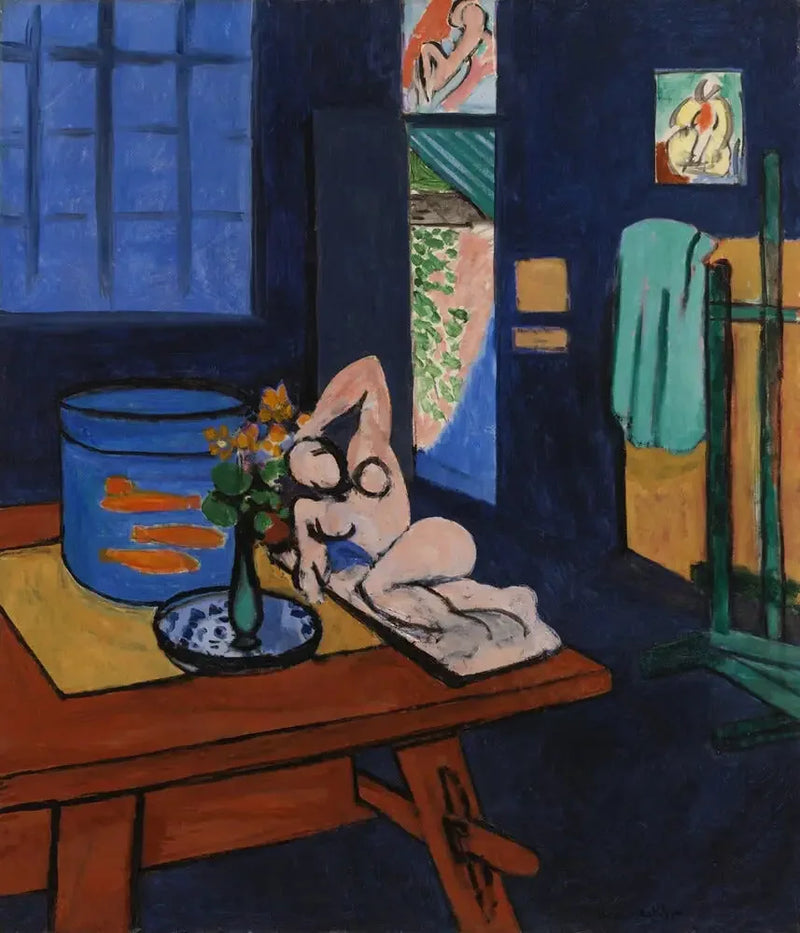 Atelier med røde fisker - Henri Matisse