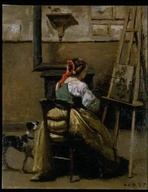 Corot-atelier - Jean-Baptiste Camille Corot
