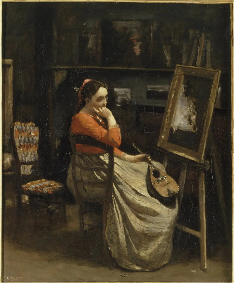 Corot-atelier - Jean-Baptiste Camille Corot