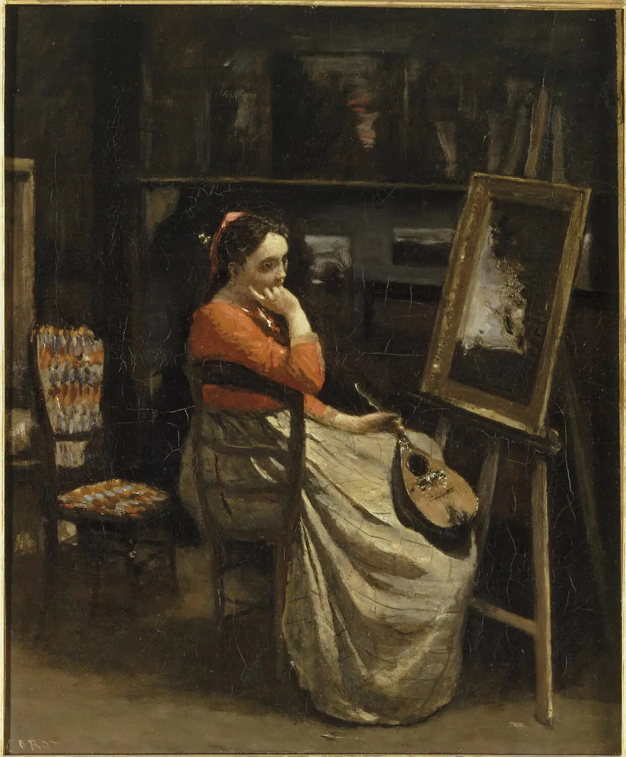 Corot-atelier - Jean-Baptiste Camille Corot