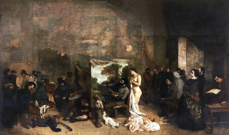 Malerens verksted - Gustave Courbet