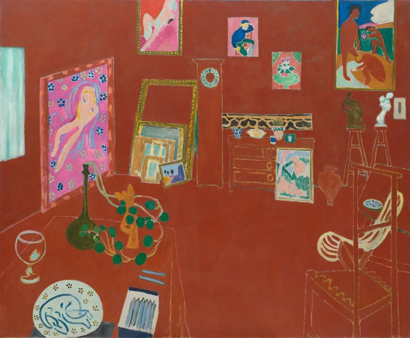 Det røde verksted - Henri Matisse