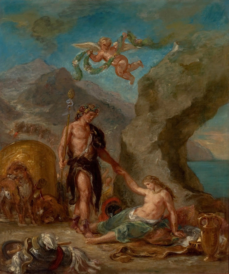 Høsten - Baccus og Ariadne - Eugène Delacroix