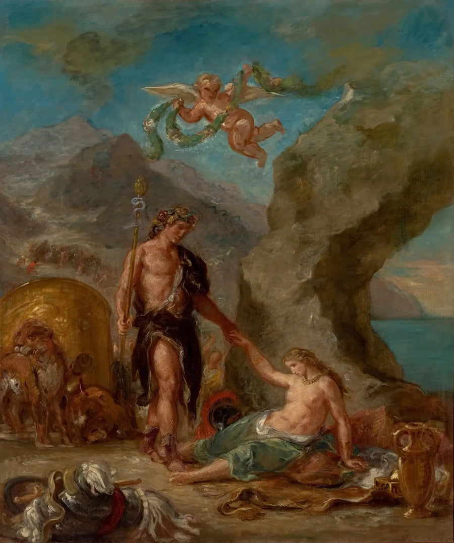 Høsten - Baccus og Ariadne - Eugène Delacroix