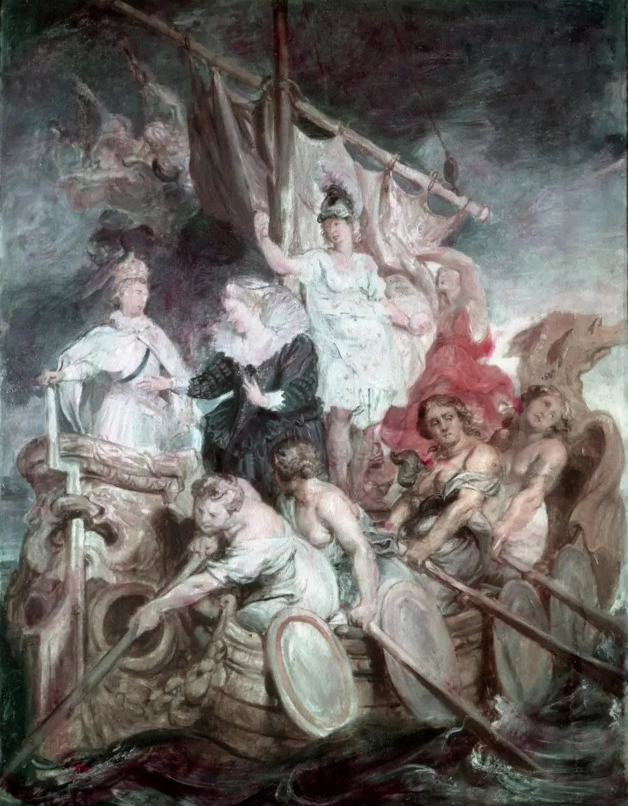Louis XIII's ankomst til myndighetsalderen - Peter Paul Rubens