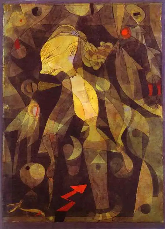 Eventyret til en ung kvinne - Paul Klee