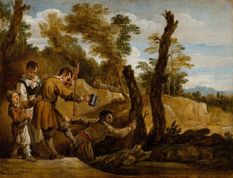 Den blinde som leder den blinde - David Teniers den Yngre

Source:
L'aveugle guidant l'aveugle - David Teniers le Jeune