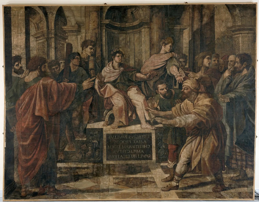 Elymas' blindhet - Raphael Sanzio