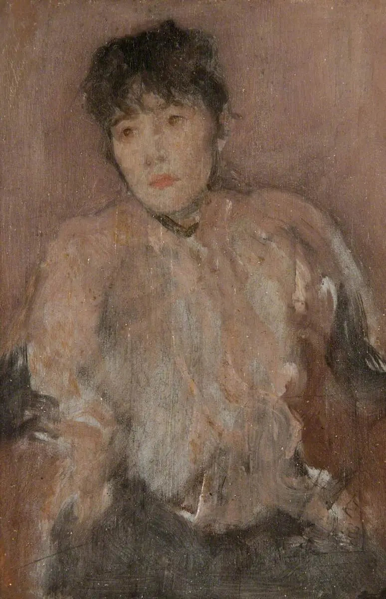 Det rosa skjerfet - James Abbott McNeill Whistler