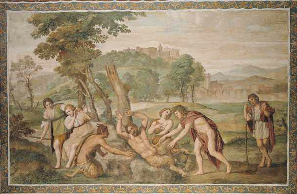 Marsyas avskrapning - Domenichino