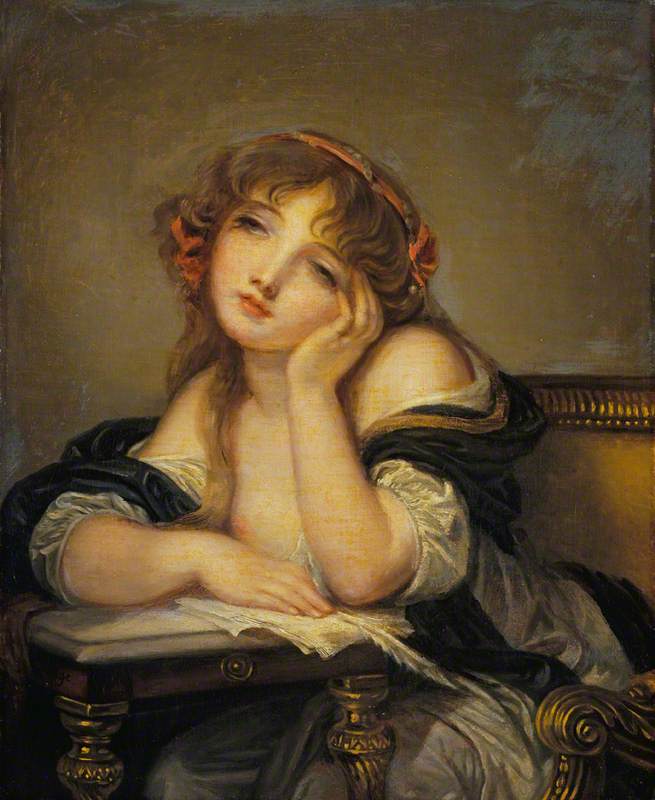 Forfatteren av brevet - Jean-Baptiste Greuze