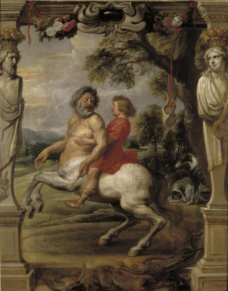 Achille's utdannelse - Peter Paul Rubens