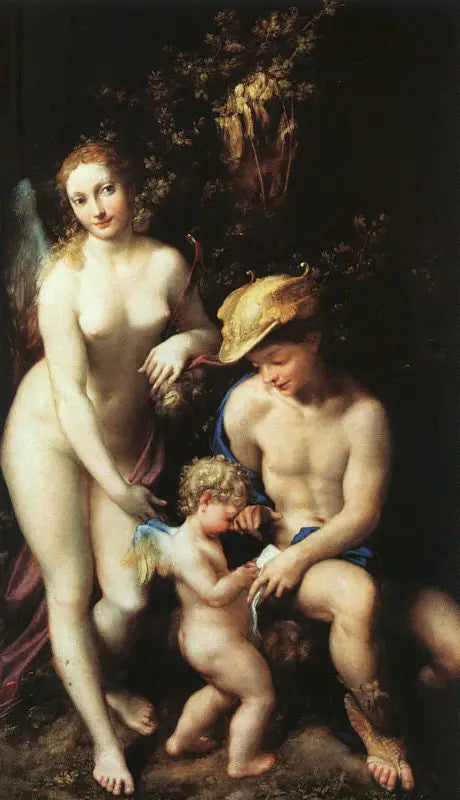 Kupidons utdannelse - Antonio da Correggio