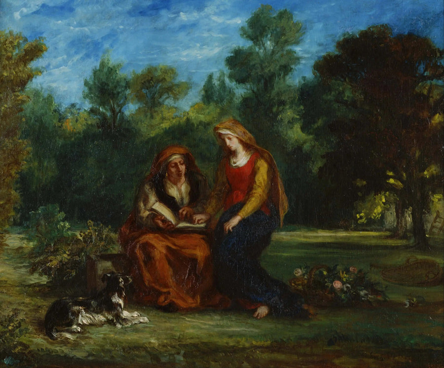 Jomfruens utdannelse - Eugène Delacroix