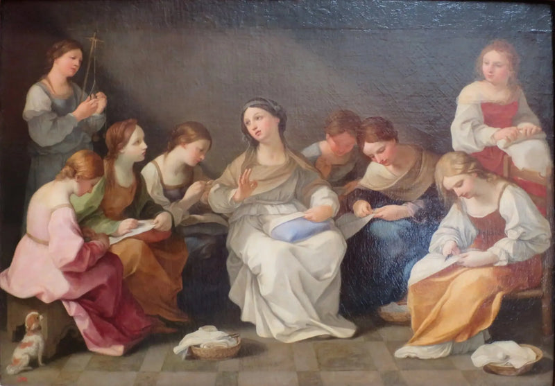 Jomfru Marias utdannelse - Guido Reni