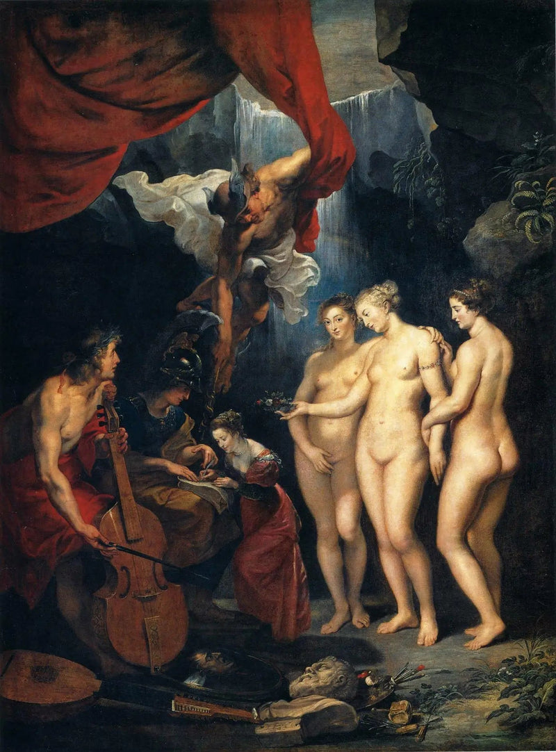 Marie de Médicis' utdanning - Peter Paul Rubens