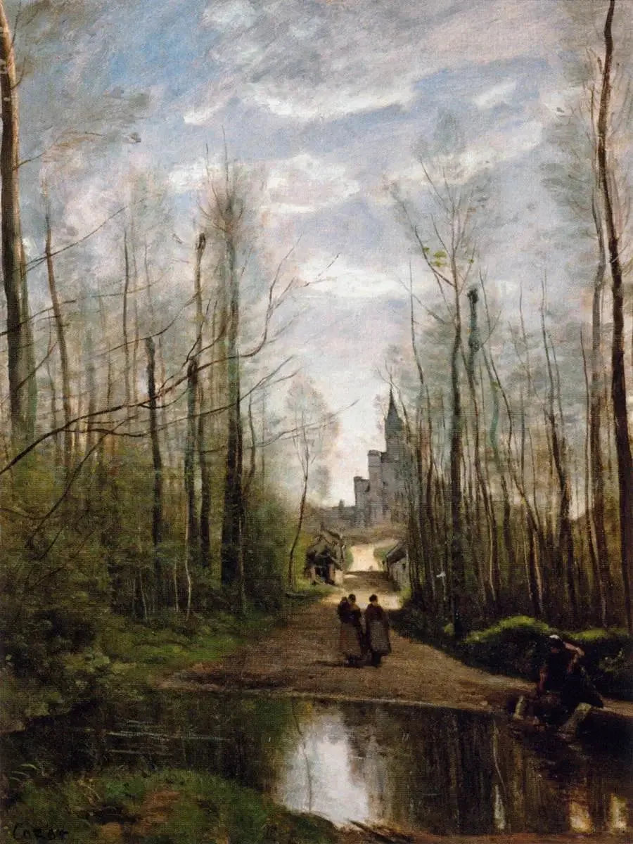 Marissel-kirken - Jean-Baptiste Camille Corot