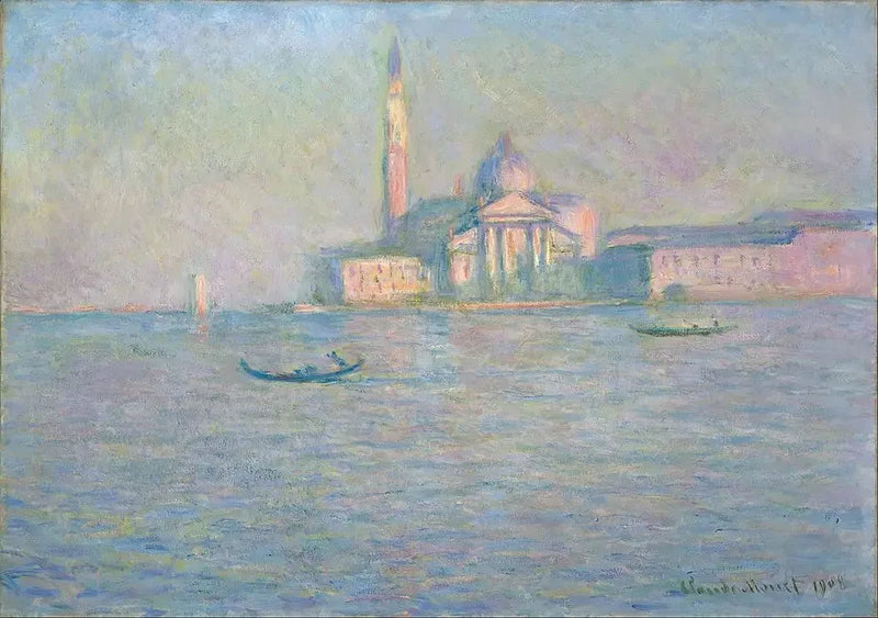 San Giorgio Maggiore-kirken i Venezia - Claude Monet