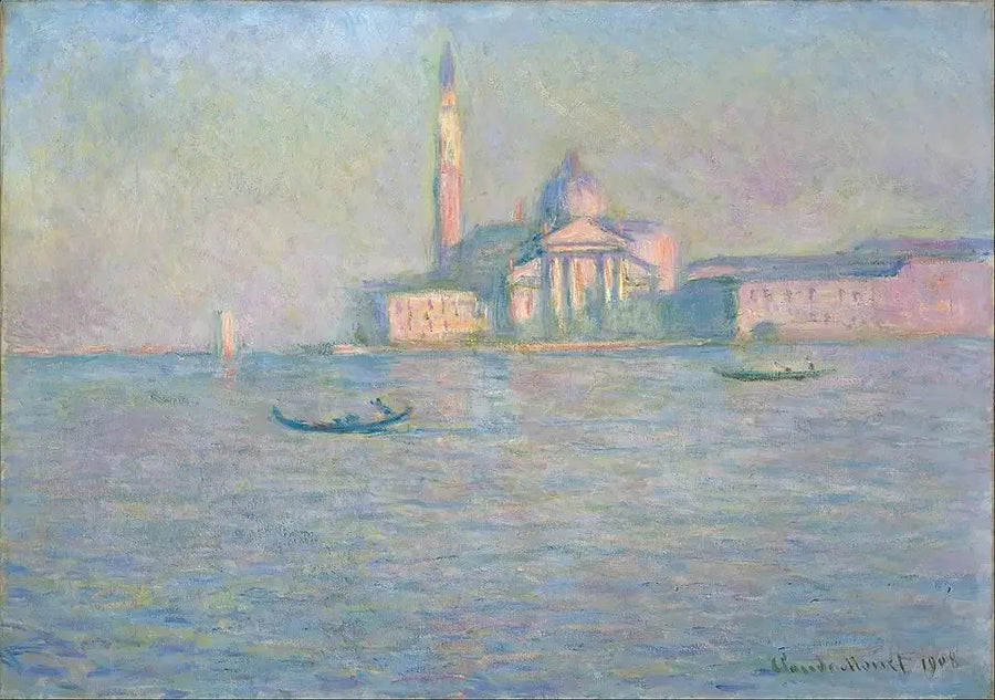 San Giorgio Maggiore-kirken i Venezia - Claude Monet