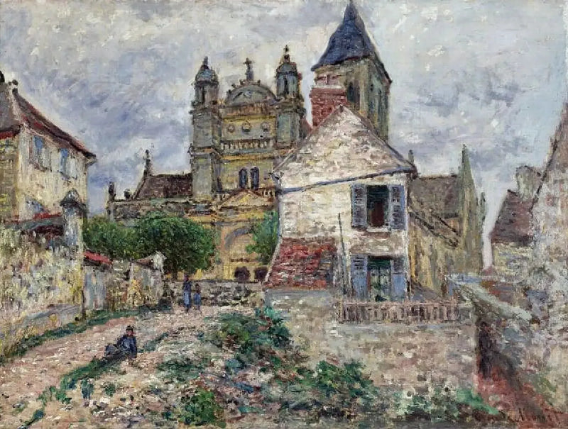 Vetheuil-kirken - Claude Monet
