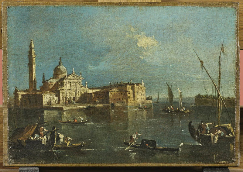 San Giorgio Maggiore kirken i Venezia - Francesco Guardi